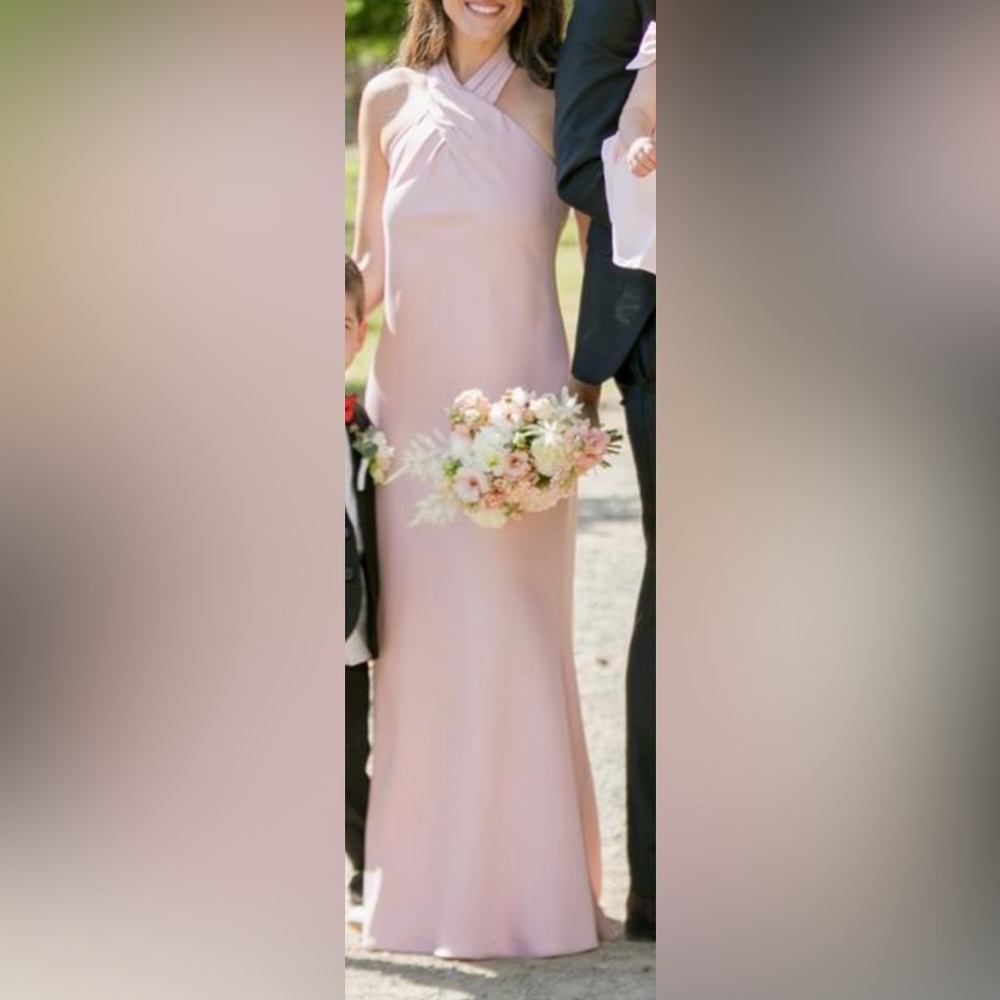 BHLDN Soft Pink A-Line Skirt - Picture 6 of 7